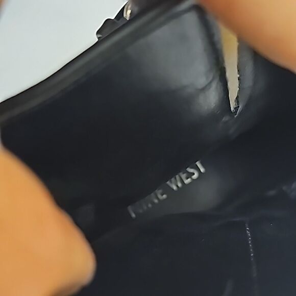 NINE WEST Arria Women's Leopard Fur Biker Boots size 7 - Picture 8 of 10